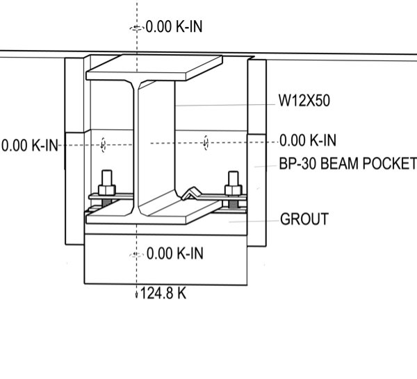 bp30 beam pocket design load